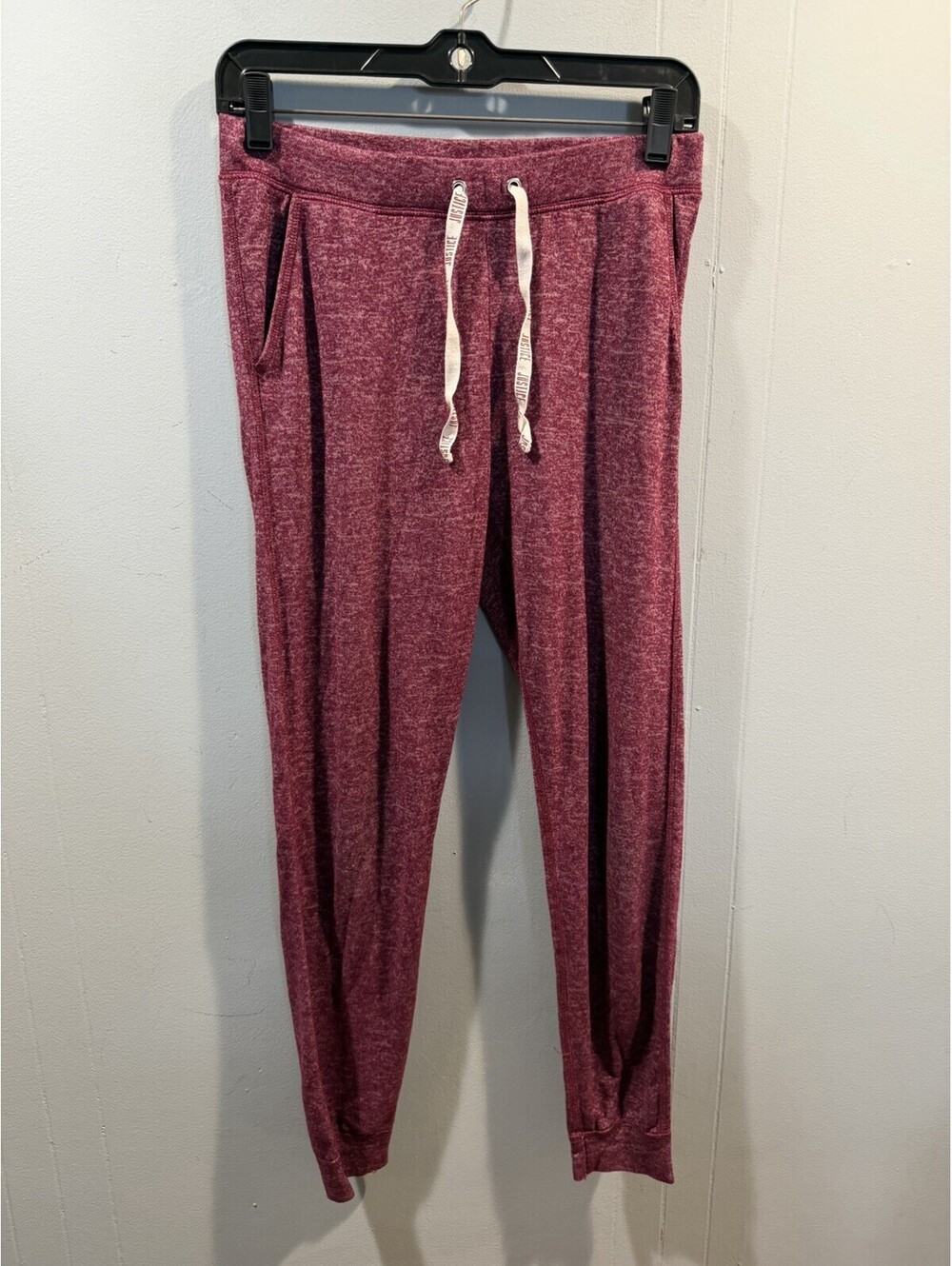 Girls Justice Active Pants Size 14 Burgundy